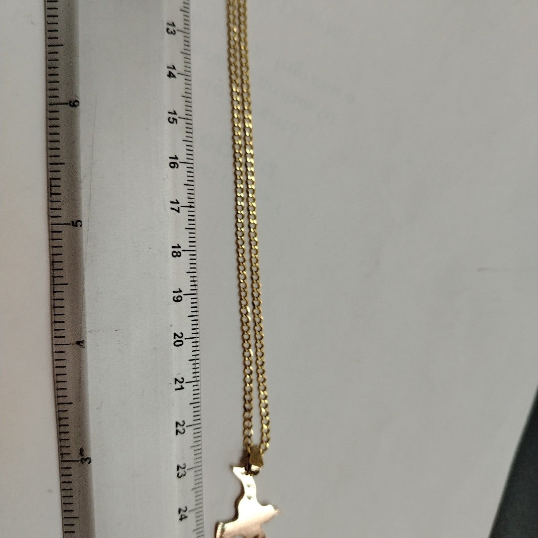 CADENA, DIJE ORO 10 K 4.2 GRMS (SEMINUEVO)