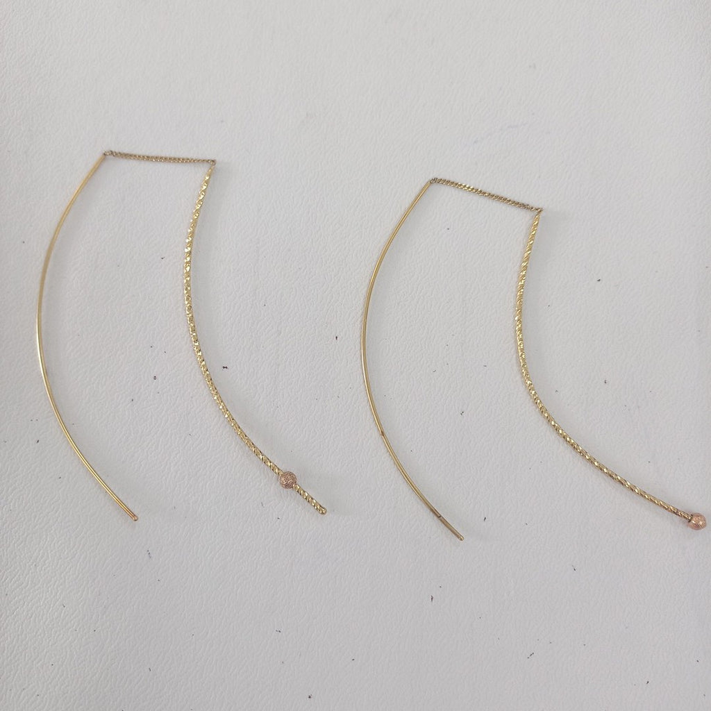 VIOLADORES PAR ORO 14 K 2.7 GRMS (SEMINUEVO)