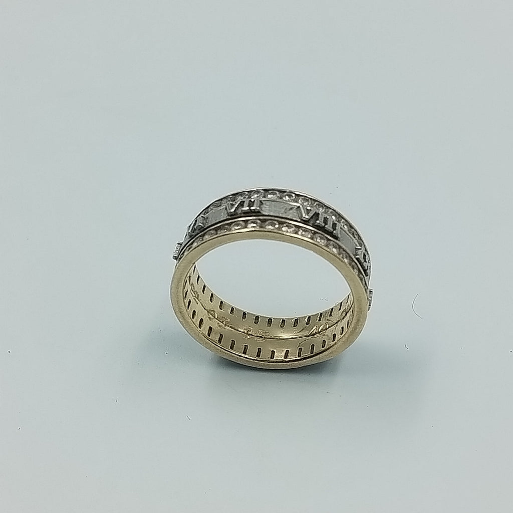ARGOLLA ORO, ORO COMBINADO 14 K 8.4 GRMS (SEMINUEVO)