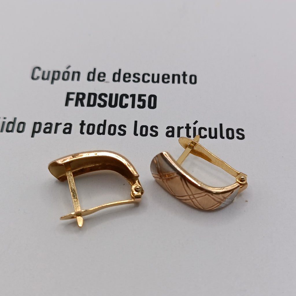 ARETES PAR ORO 10 K 1.7 GRMS (SEMINUEVO)