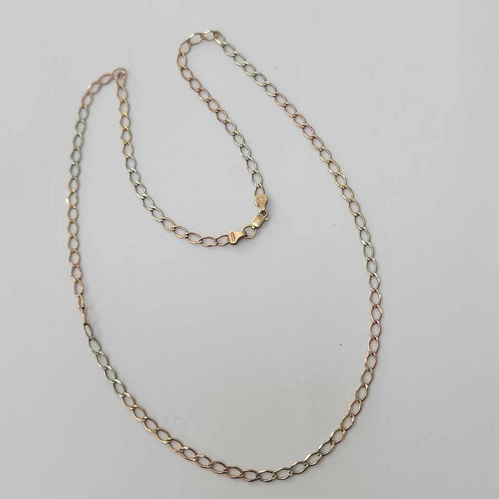 CADENA ORO COMBINADO 8 K 4,10 GRMS (SEMINUEVO)