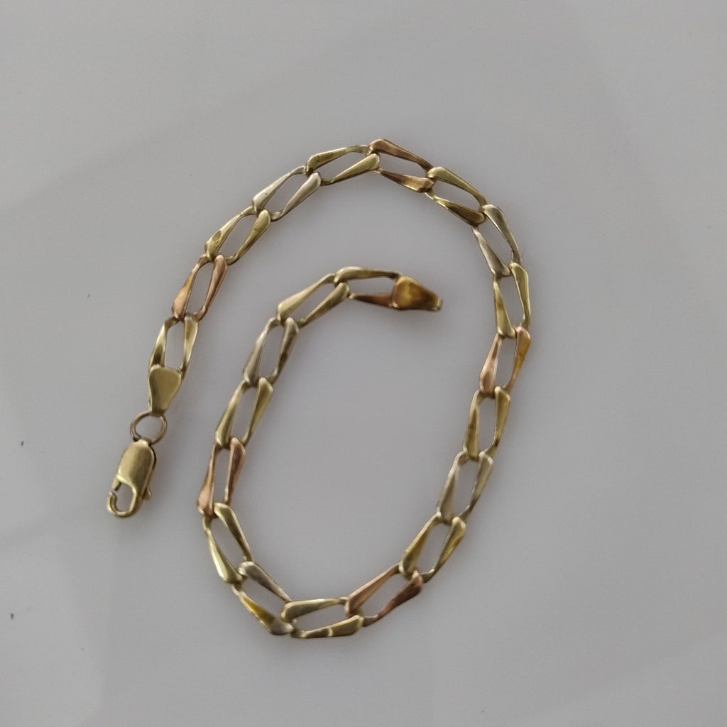 ESCLAVA ORO COMBINADO 14 K 3.4 GRMS (SEMINUEVO)