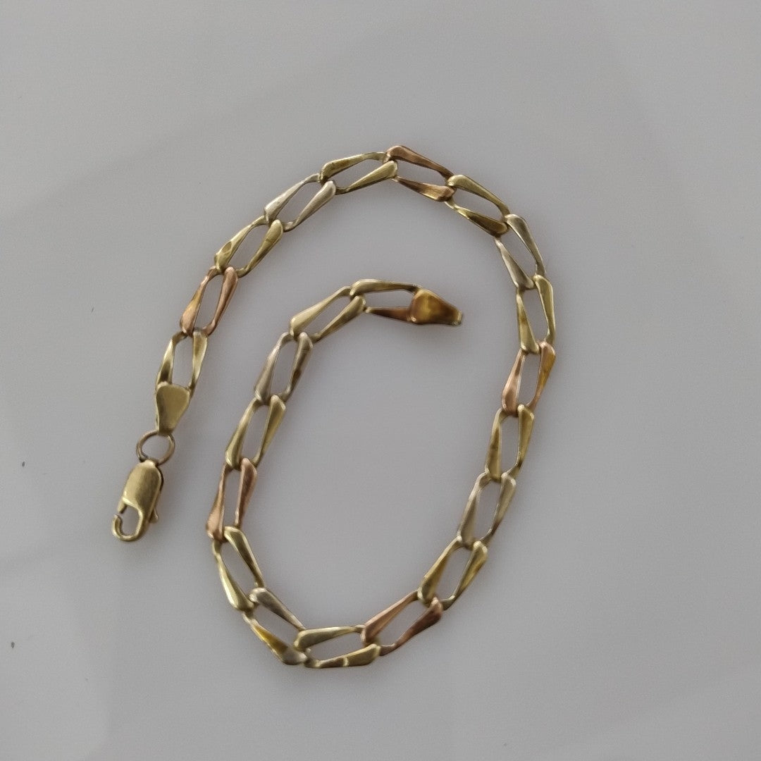 ESCLAVA ORO COMBINADO 14 K 3.4 GRMS (SEMINUEVO)
