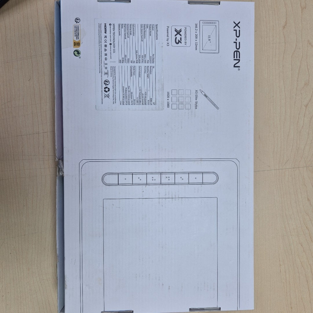 TABLETA XP-PEN ARTIST 12 PEN DISPLAY 2DA GEN DIGITAL USB TIPO C (SEMINUEVO)