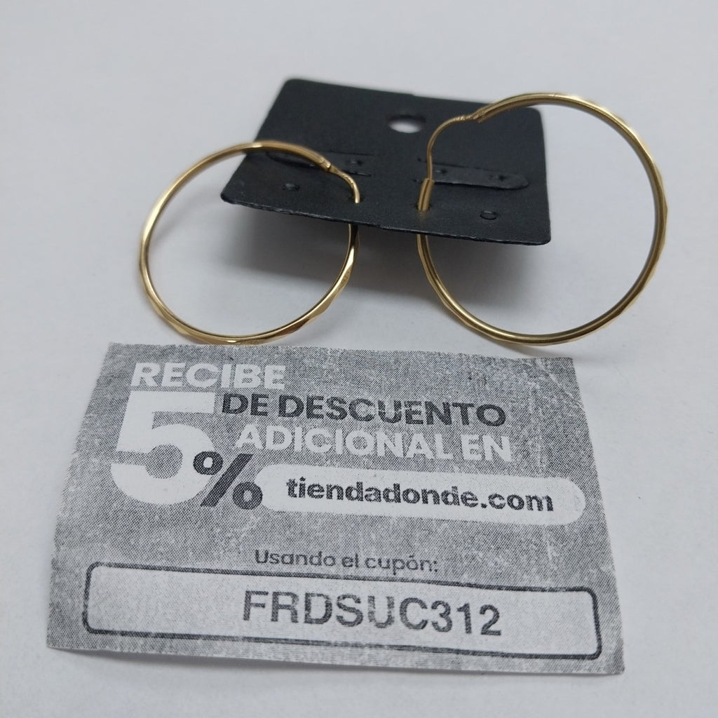 ARRACADAS PAR ORO 14 K 2.1 GRMS (SEMINUEVO)