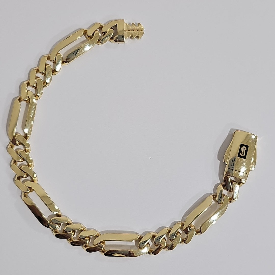 PULSERA MONACO ORO 14K 9 (NUEVO)
