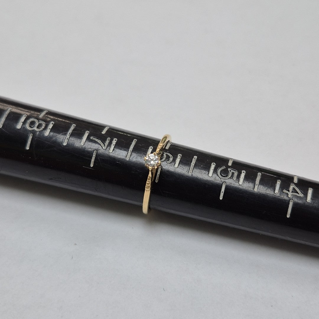 SOLITARIO ORO 14 K 1.5 GRMS (SEMINUEVO)