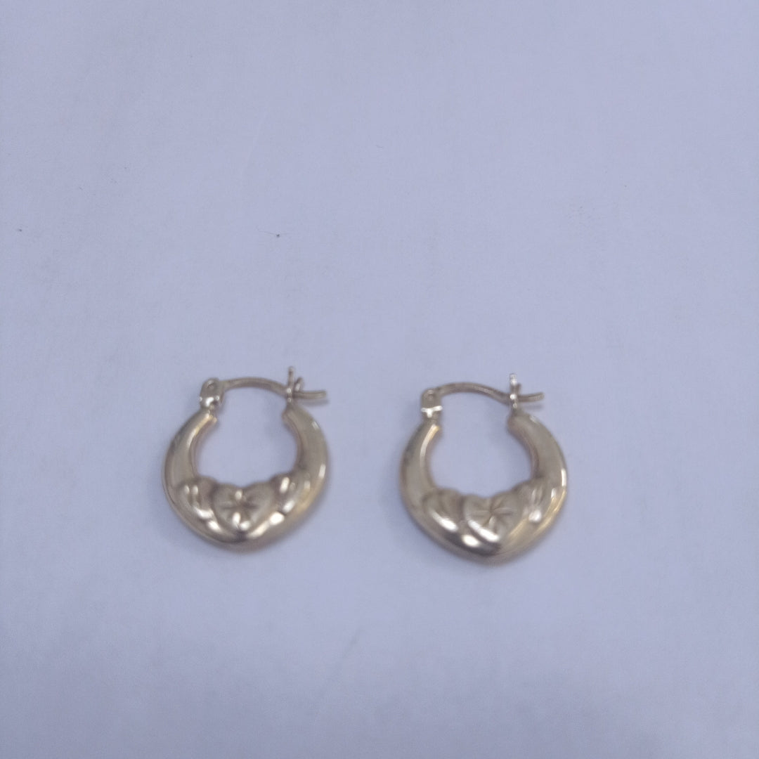 ARRACADAS PAR ORO 14 K 1.9 GRMS (SEMINUEVO)