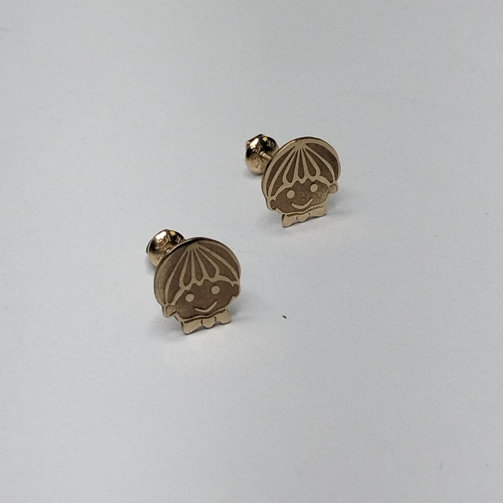 ARETES PAR ORO 14 K 0.9 GRMS (SEMINUEVO)