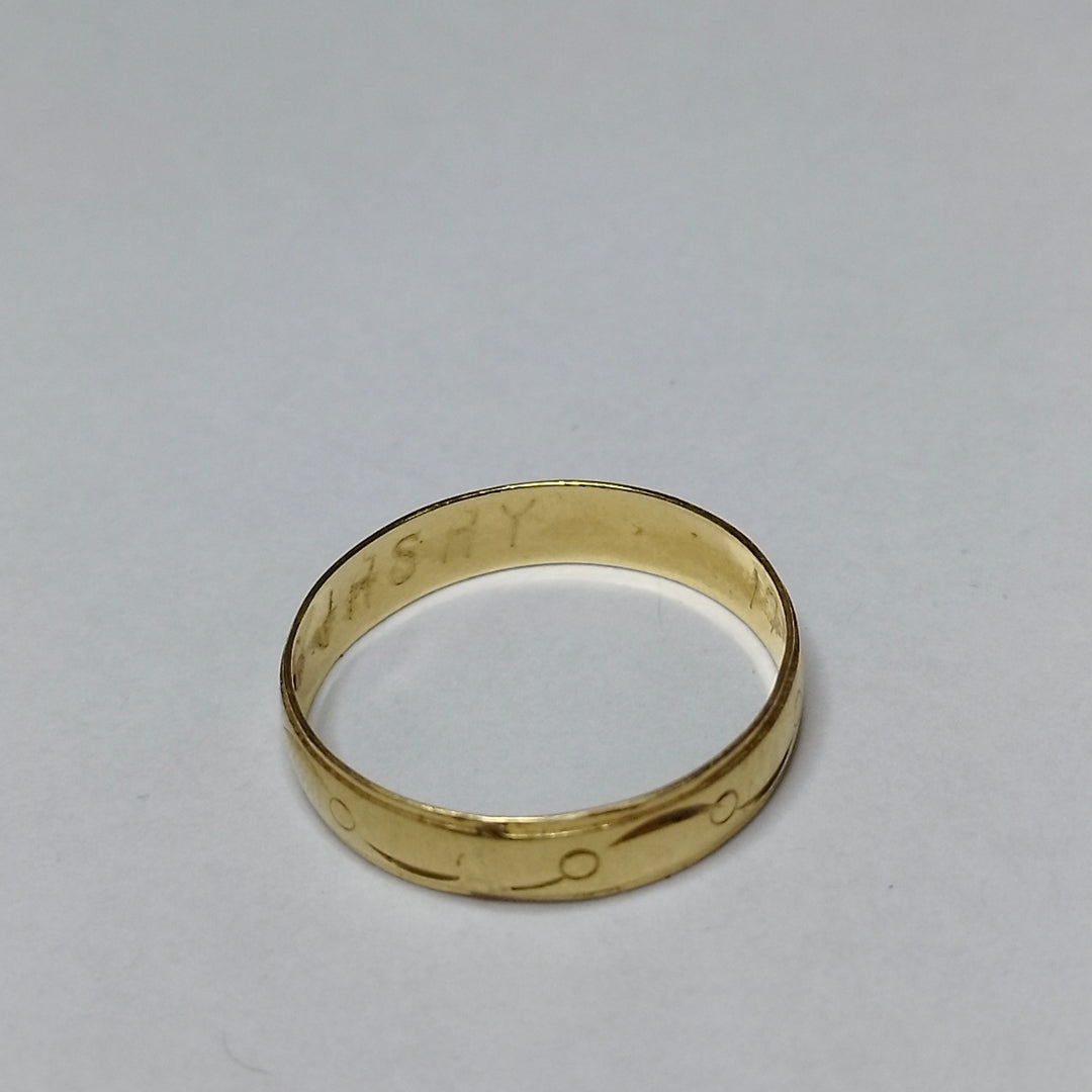 ARGOLLA ORO 14 K 1.3 GRMS (SEMINUEVO)