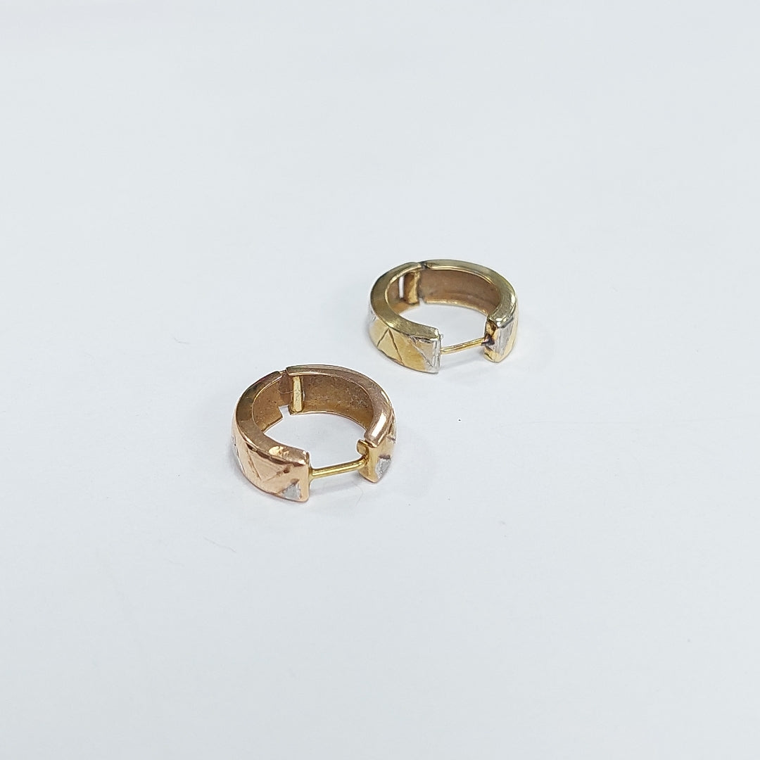 ARRACADAS PAR ORO 14 K 2.2 GRMS (SEMINUEVO)