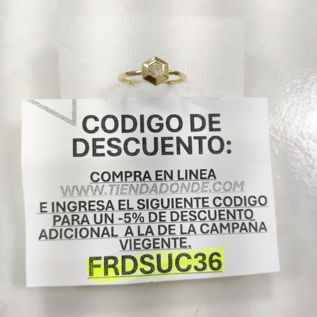 ANILLOS DAMA ORO 14K 1 (NUEVO)