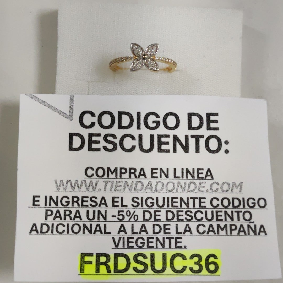 ANILLOS DAMA ORO 14K 2 (NUEVO)