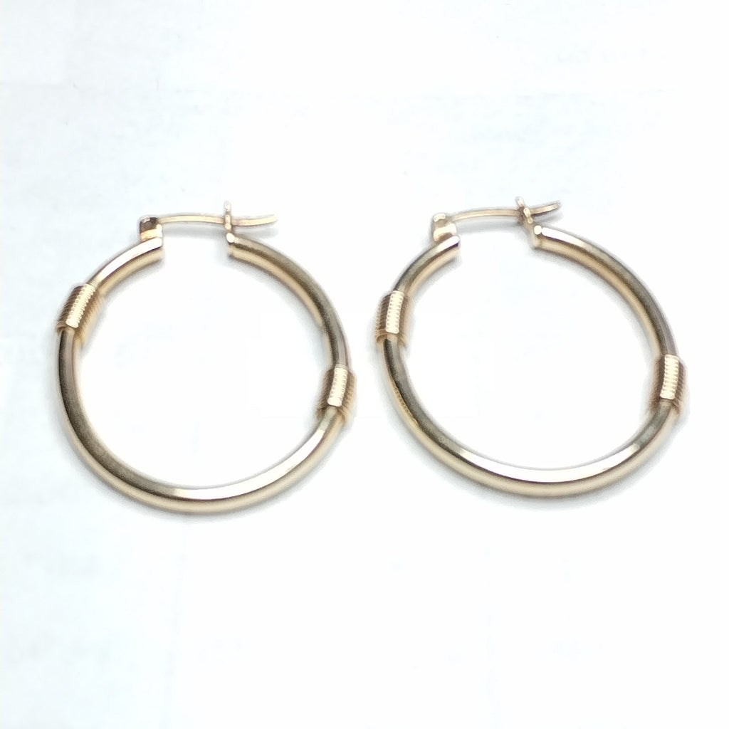 ARRACADAS PAR ORO 14 K 3,90 GRMS (SEMINUEVO)