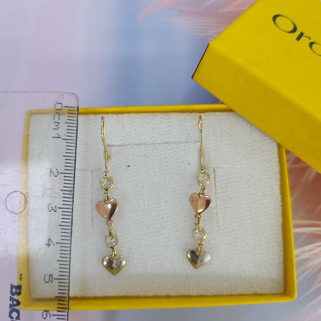 ARETES PAR ORO 14 K 1.3 GRMS (SEMINUEVO)