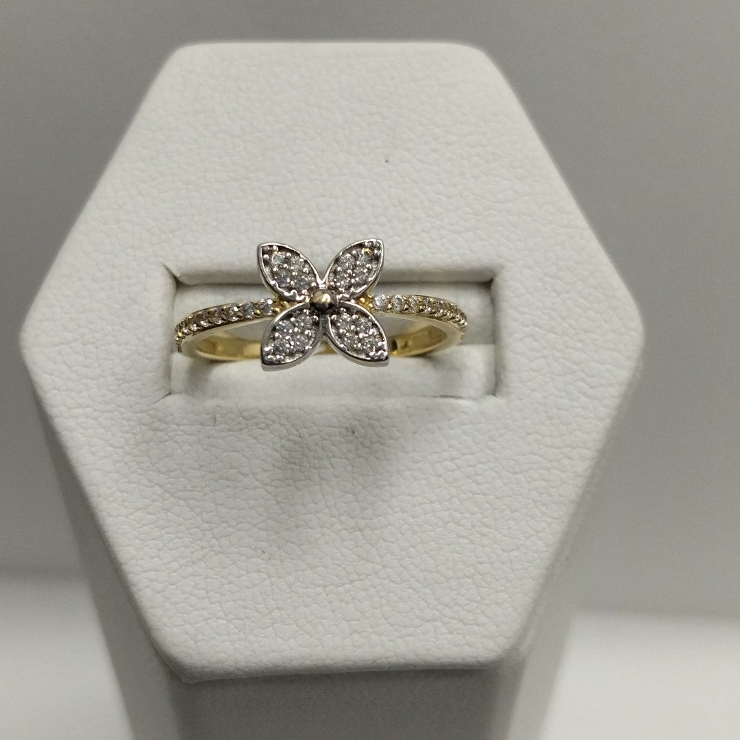 ANILLOS DAMA ORO 14K 2 (NUEVO)