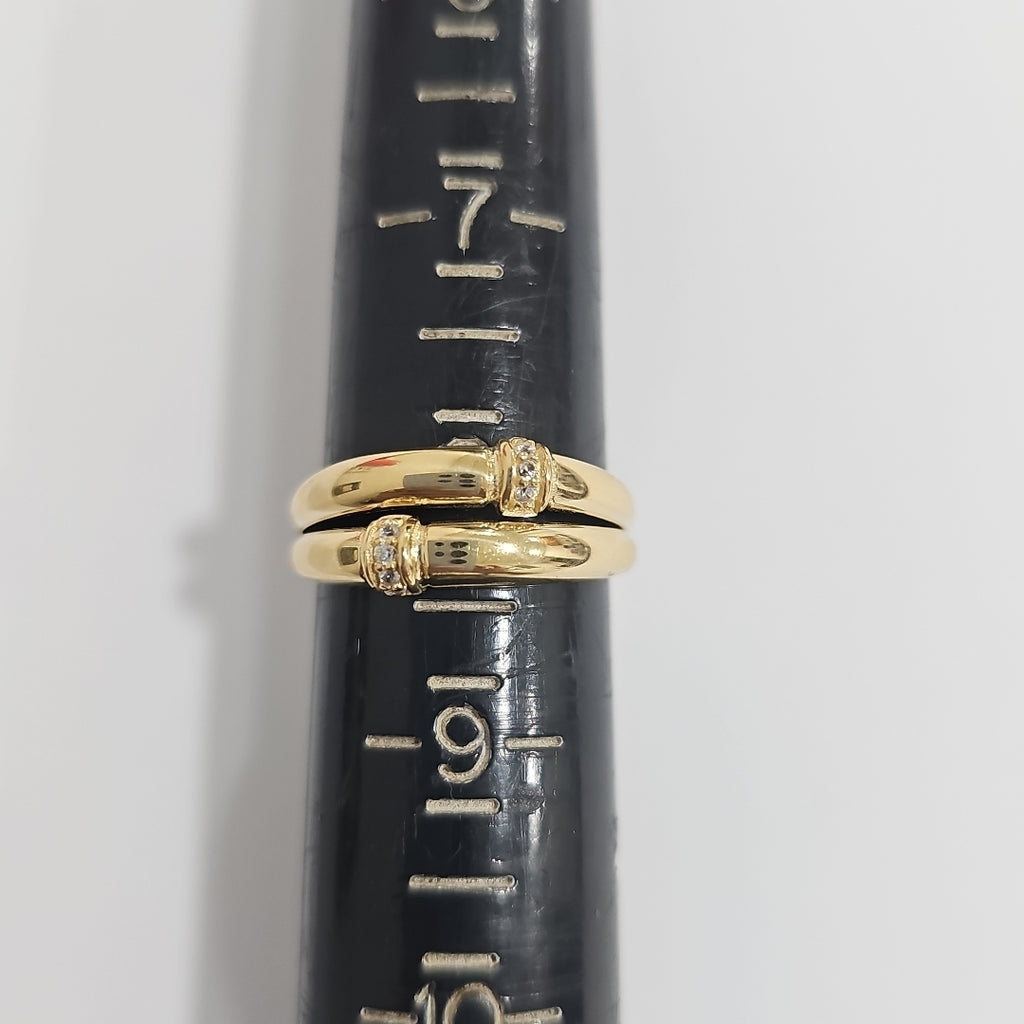 ANILLOS DAMA ORO 14K 2 (NUEVO)
