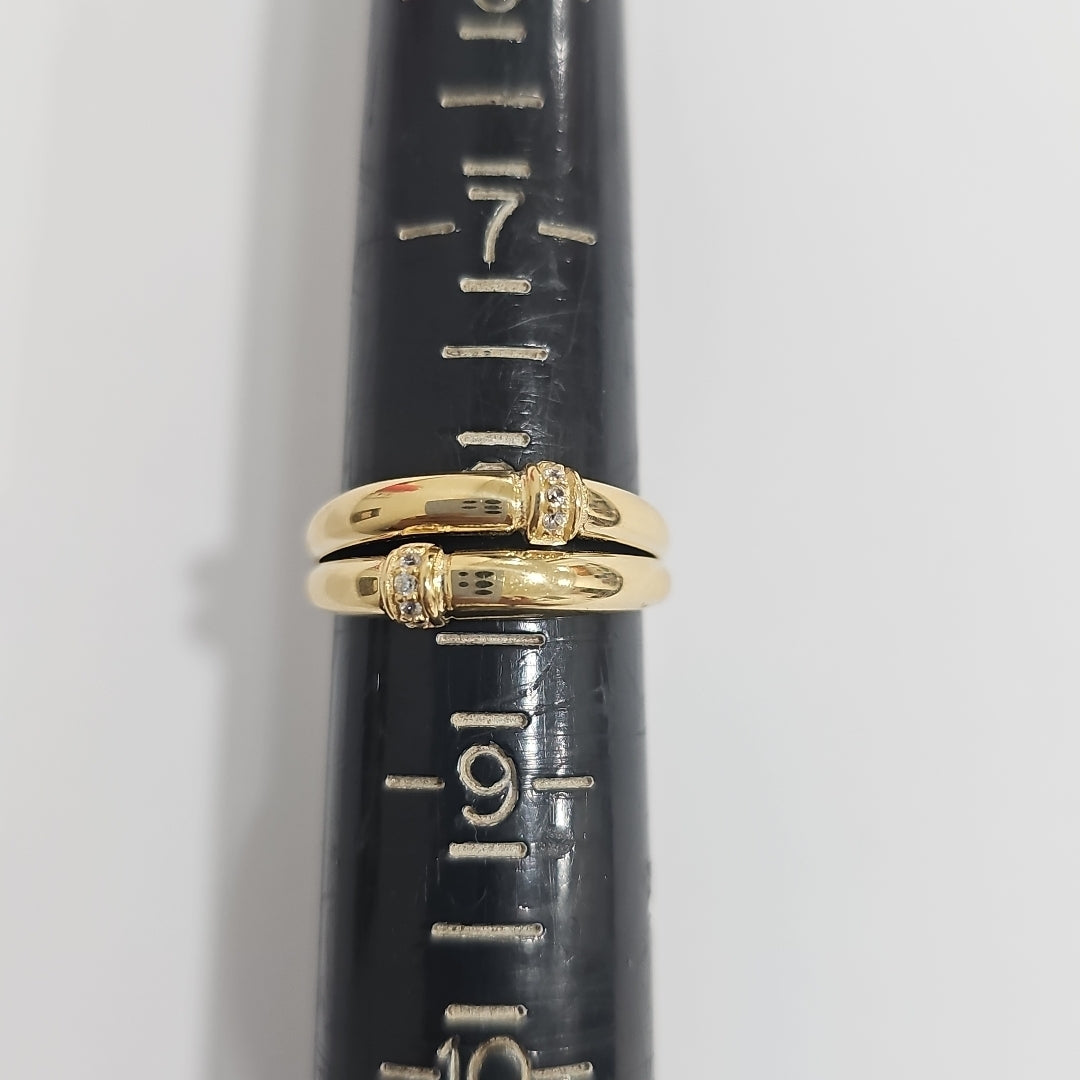 ANILLOS DAMA ORO 14K 2 (NUEVO)