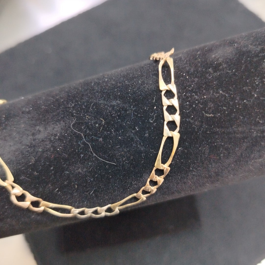PULSERA ORO COMBINADO 10 K 2.5 GRMS (SEMINUEVO)