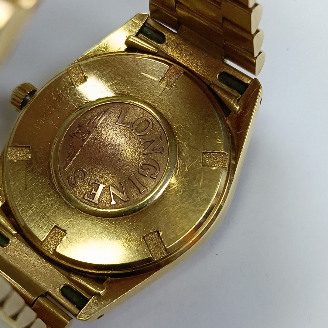 RELOJ CAJA Y PULSO ORO ORO 18 K 98.7 GRMS (SEMINUEVO)