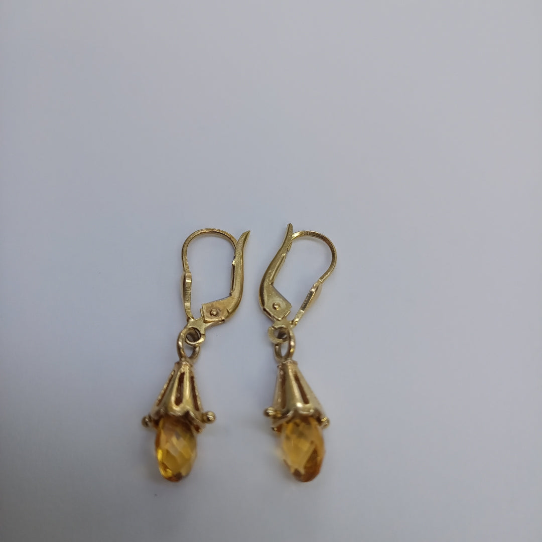 ARETES PAR ORO 14 K 3,00 GRMS (SEMINUEVO)