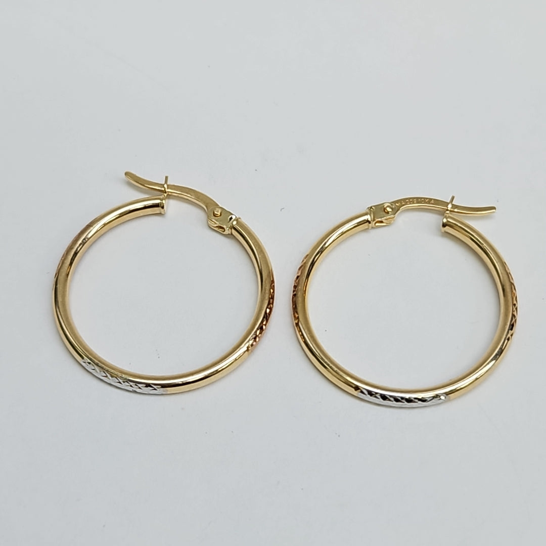 ARRACADAS ORO 10K 1.5 (NUEVO)