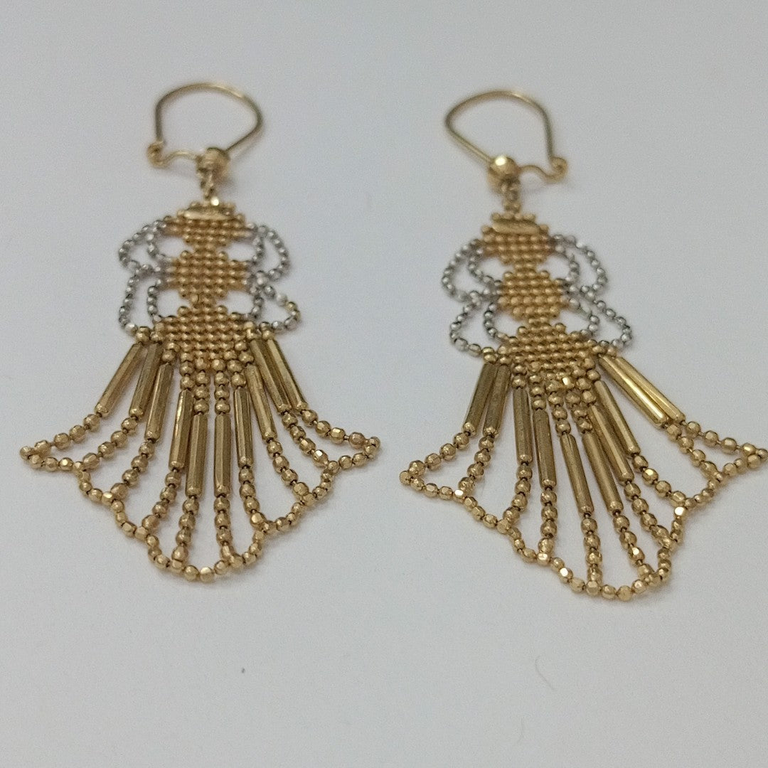 ARETES PAR ORO 14 K 4 GRMS (SEMINUEVO)
