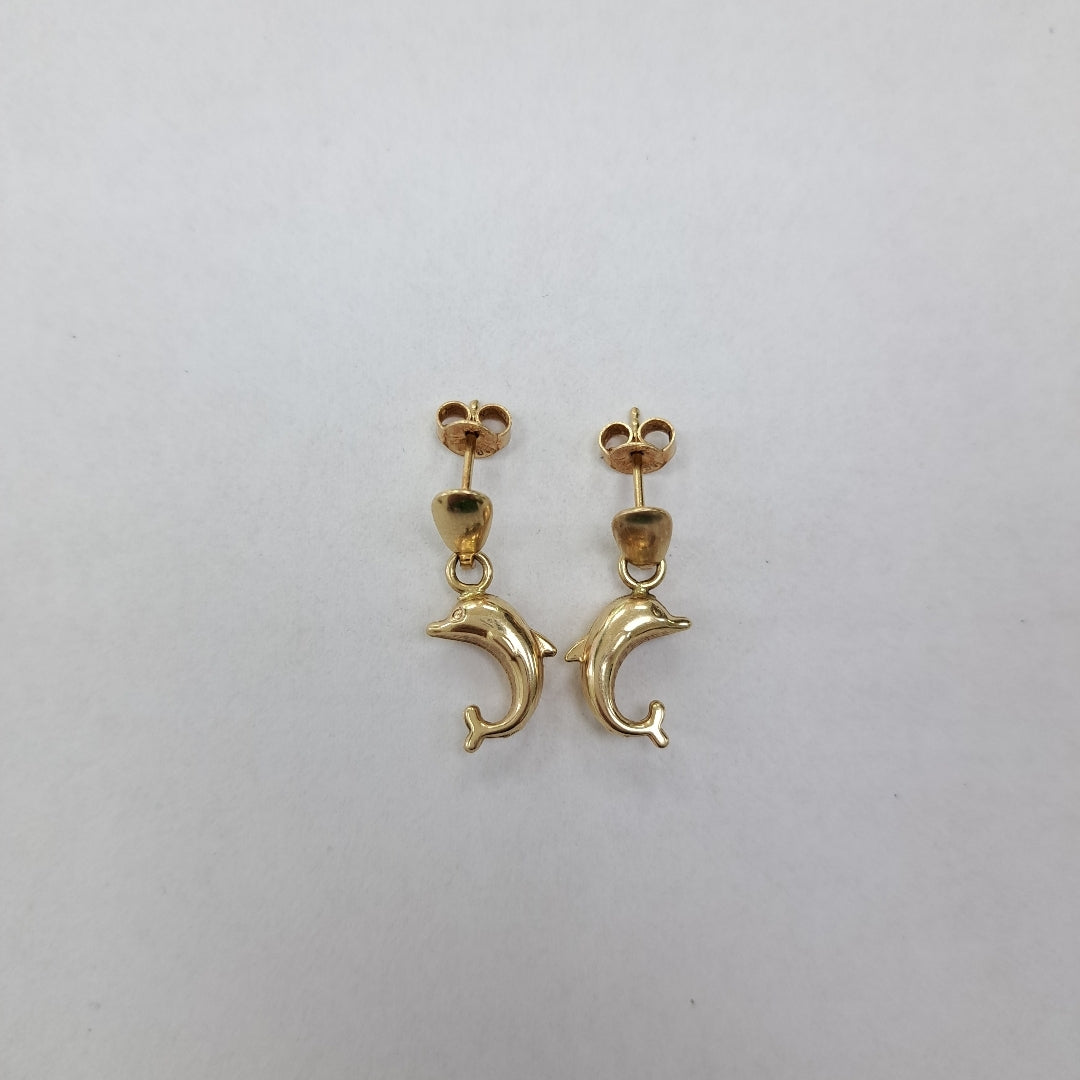 BROQUELES PAR ORO 14 K 1.8 GRMS (SEMINUEVO)