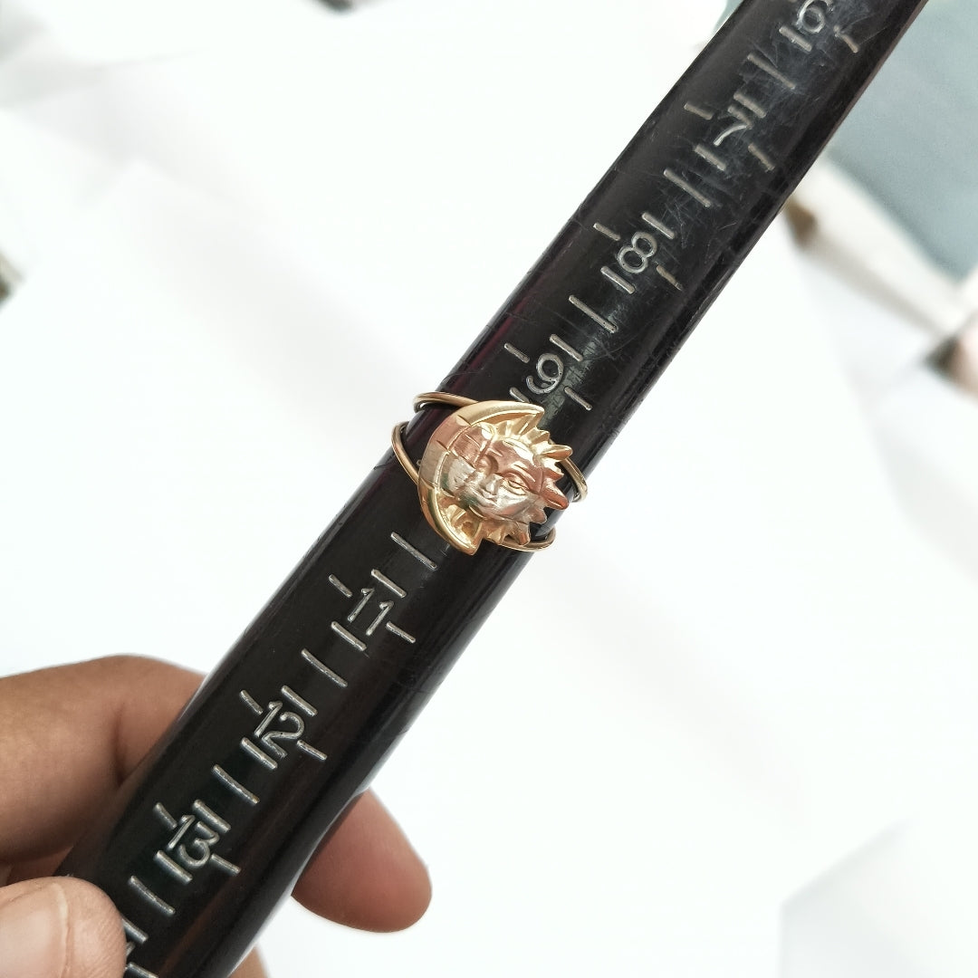 ANILLITO ORO,ORO COMBINADO 10 K 2,20 GRMS (SEMINUEVO)