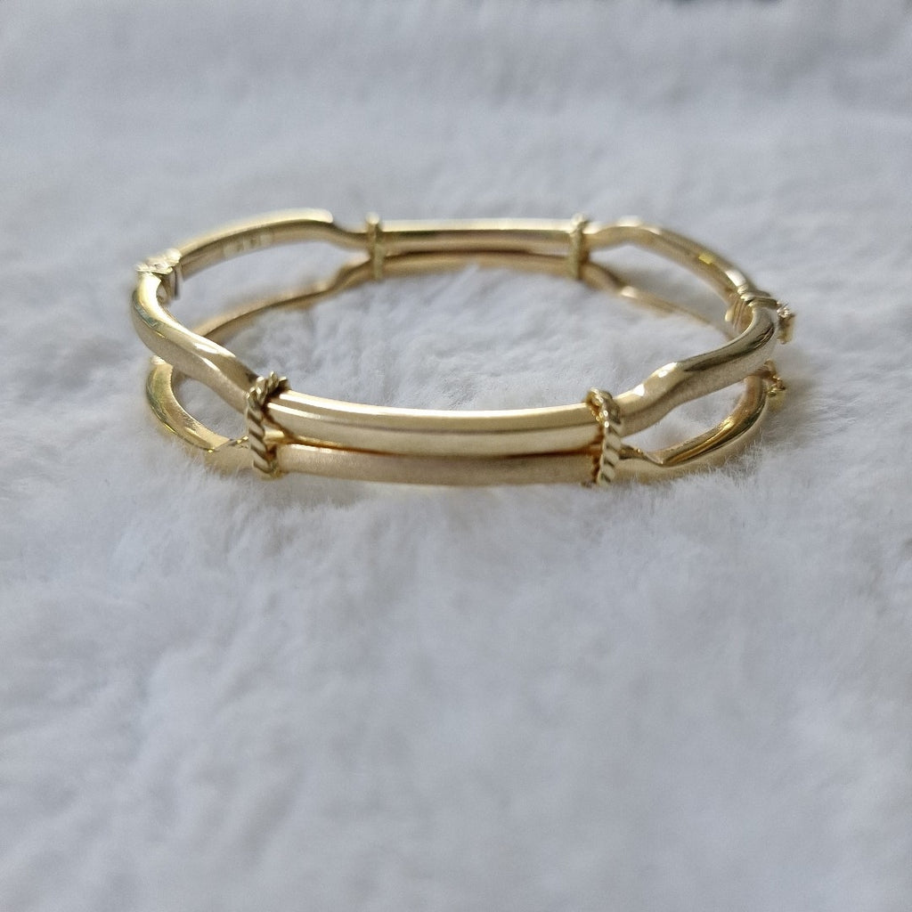 PULSERA RIGIDA ORO 14 K 11.1 GRMS (SEMINUEVO)