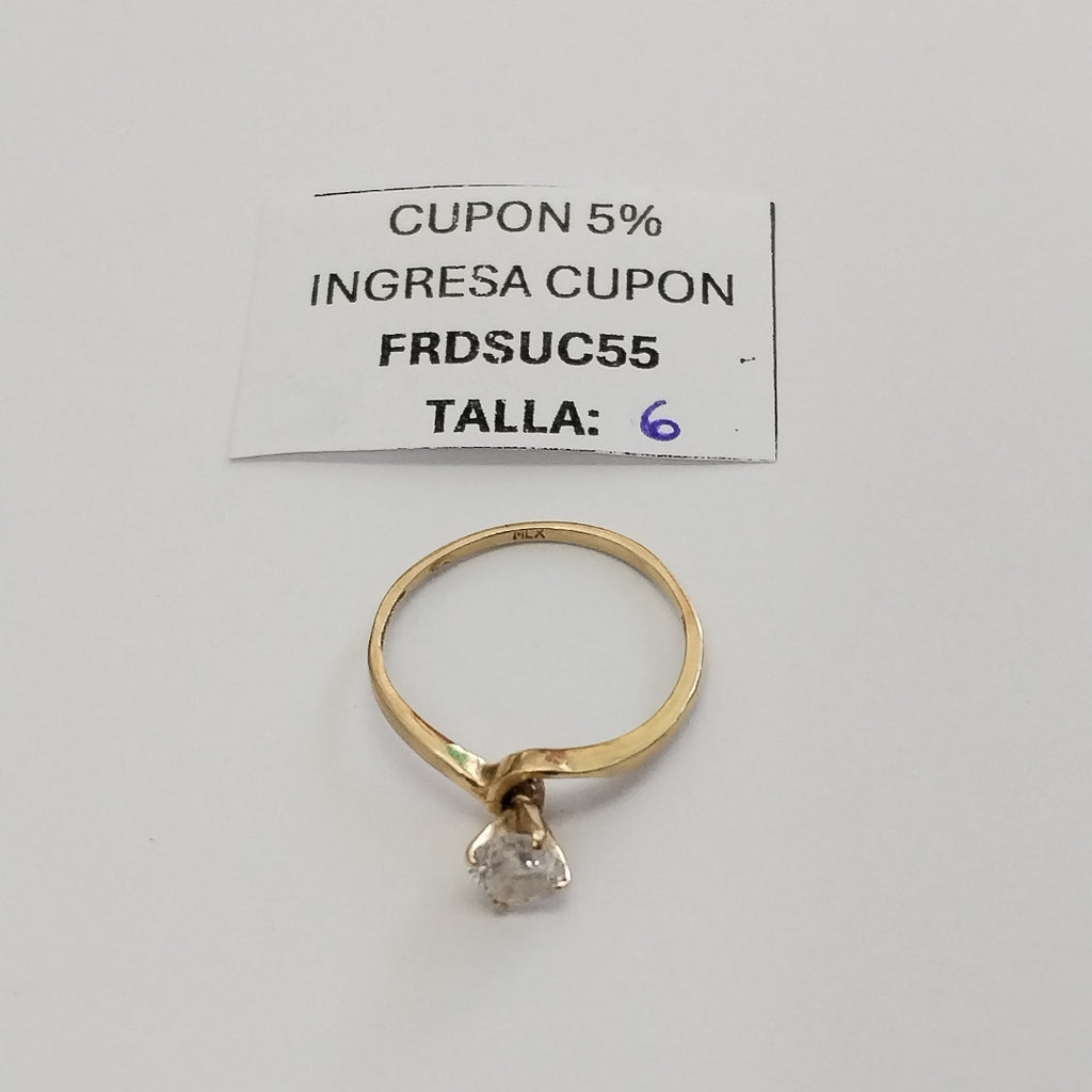 ANILLO ORO 10 K 1,10 GRMS (SEMINUEVO)
