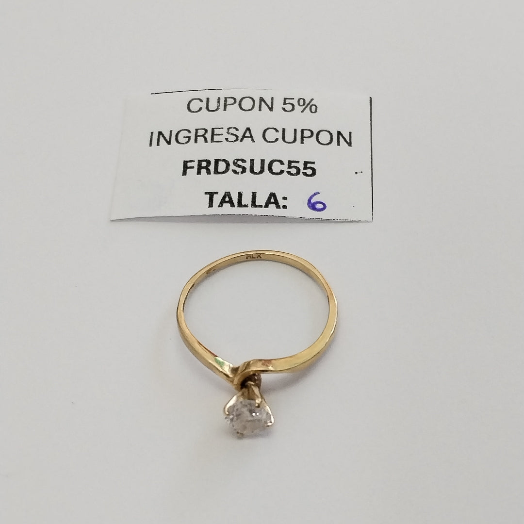 ANILLO ORO 10 K 1,10 GRMS (SEMINUEVO)
