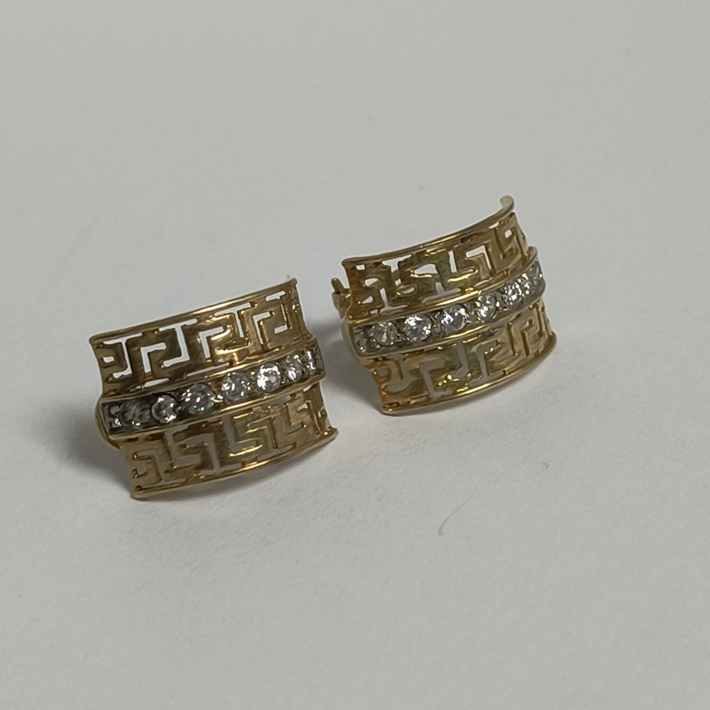 ARETES PAR ORO 10 K 3,80 GRMS (SEMINUEVO)