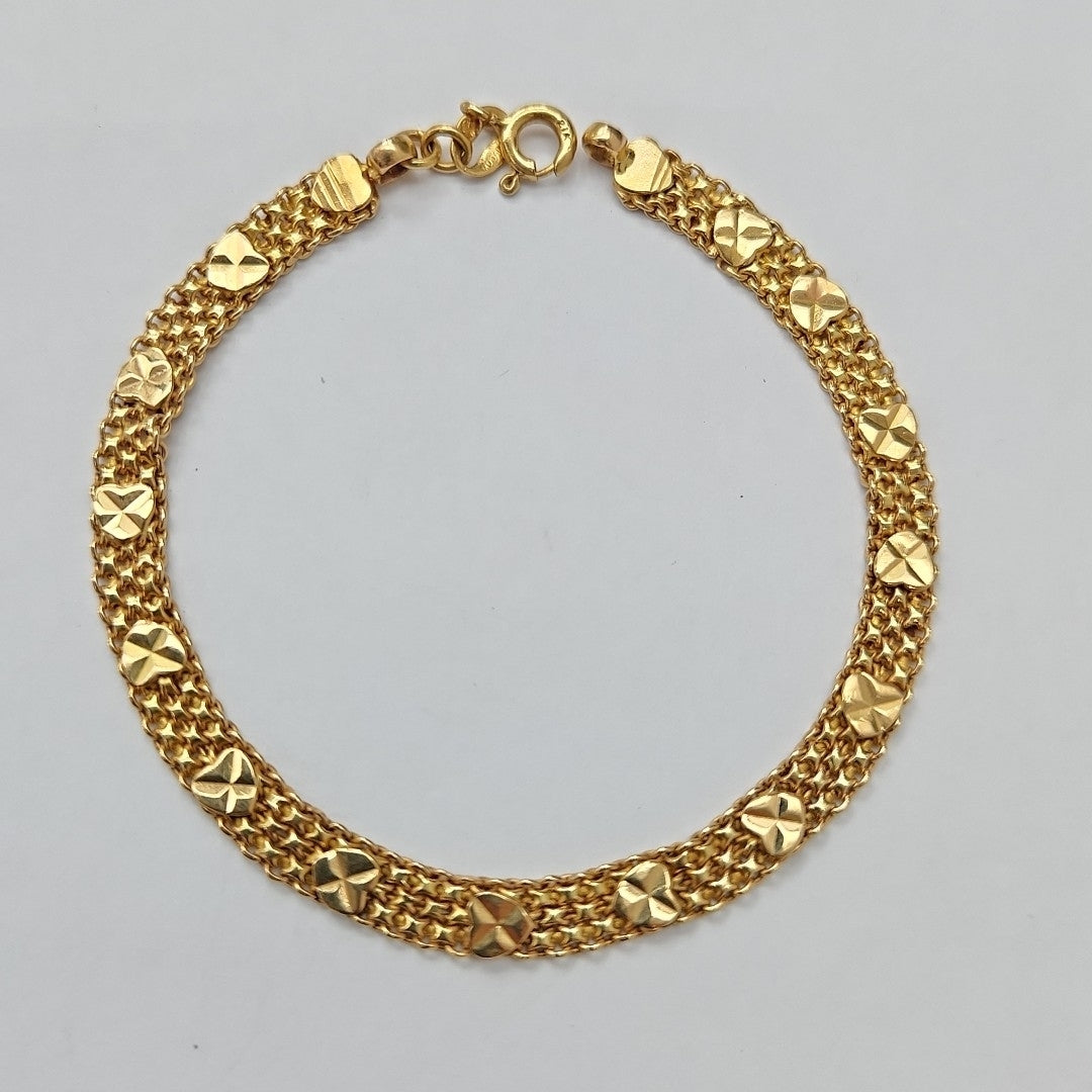 PULSERA ORO 18 K 7.5 GRMS (SEMINUEVO)