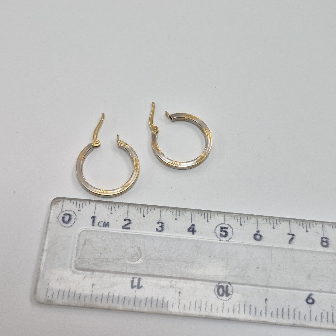 ARRACADAS PAR ORO 14 K 2.7 GRMS (SEMINUEVO)