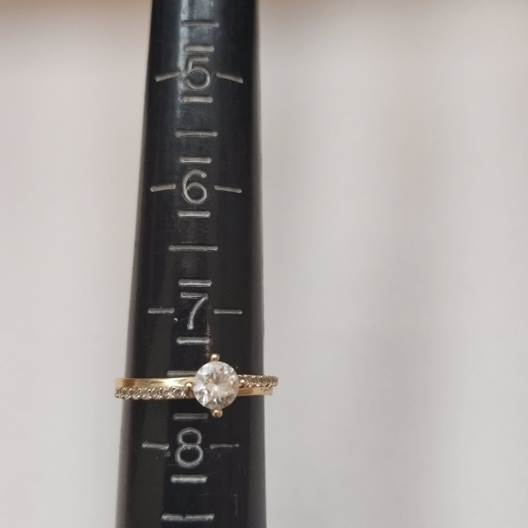 SOLITARIO ORO 14 K 2 GRMS (SEMINUEVO)