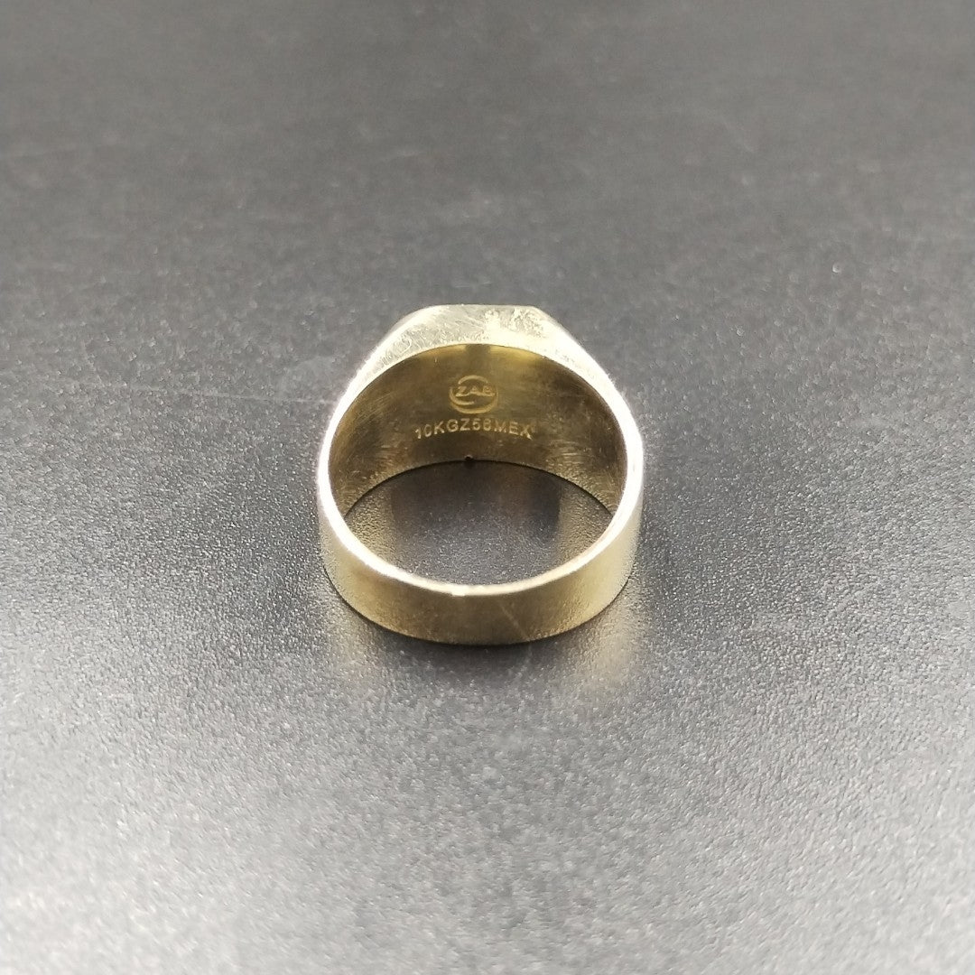 ANILLO CONMEMORATIVO ORO 10 K 12,00 GRMS (SEMINUEVO)