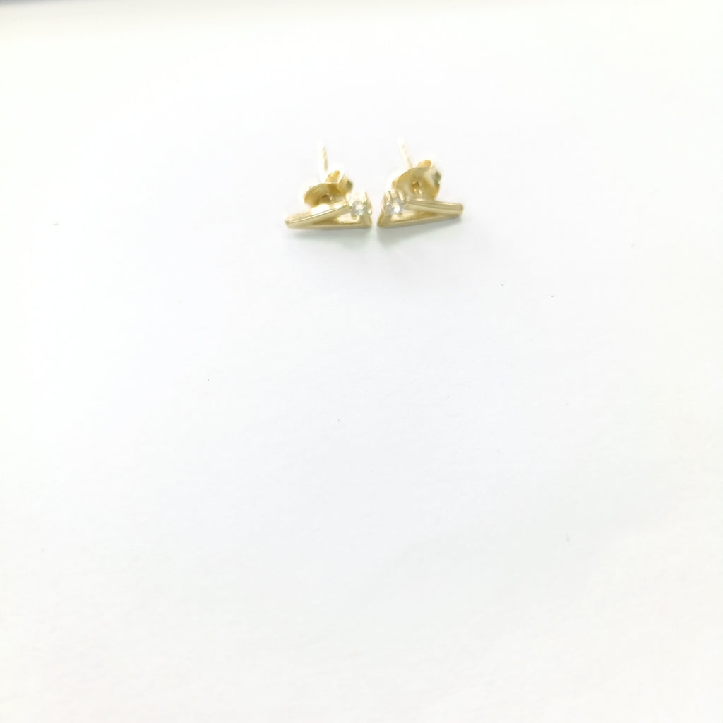 BROQUELES PAR ORO 14 K 1 GRMS (SEMINUEVO)