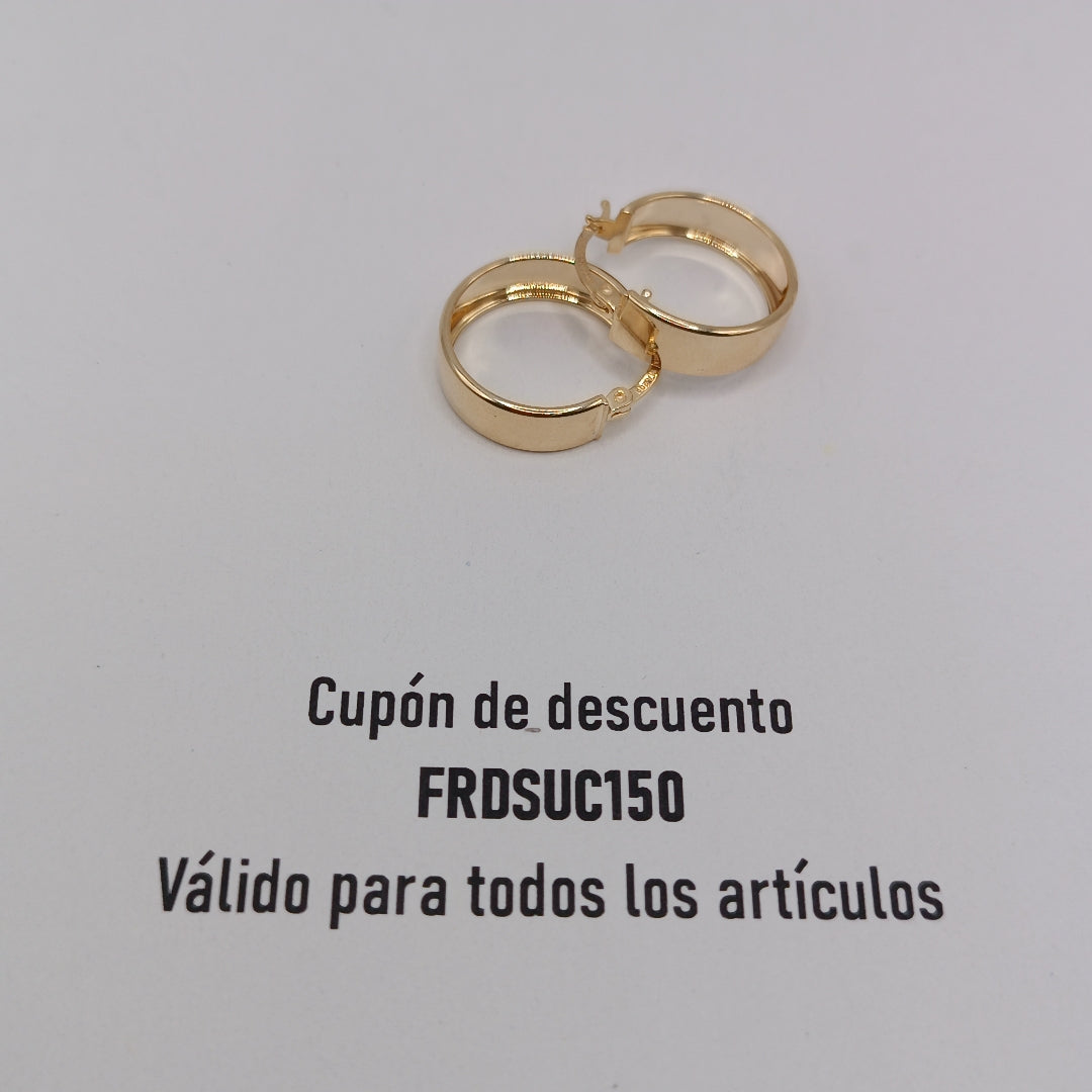 ARRACADAS ORO 10K 1.6 (NUEVO)