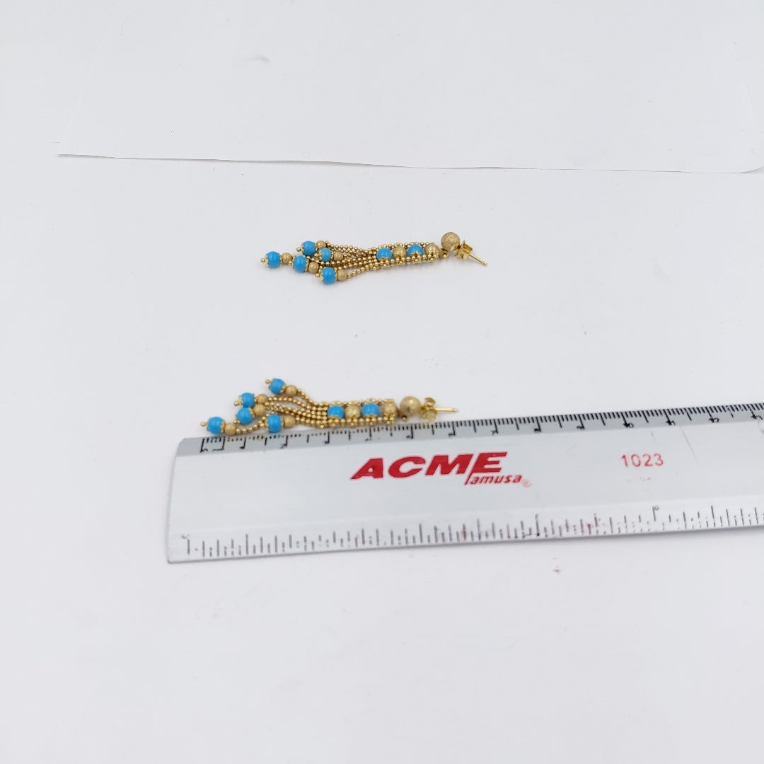ARETES PAR ORO 14 K 7.7 GRMS (SEMINUEVO)