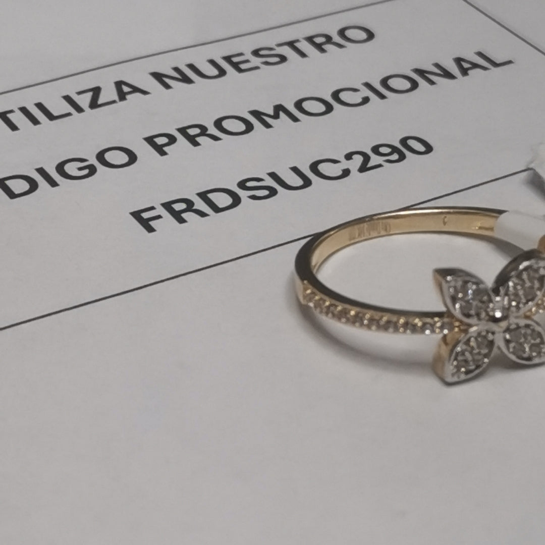 ANILLOS DAMA ORO 14K 2 (NUEVO)