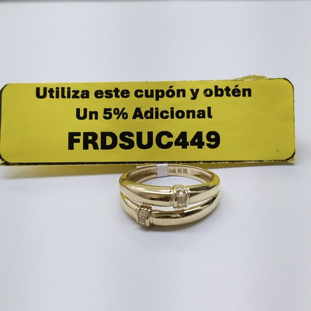 ANILLOS DAMA ORO 14K 2 (NUEVO)