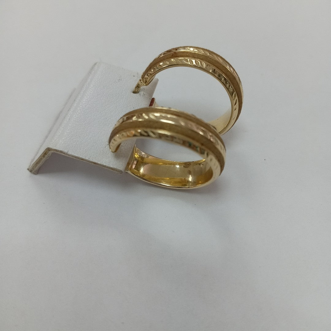 ARRACADAS PAR ORO 14 K 4.1 GRMS (SEMINUEVO)
