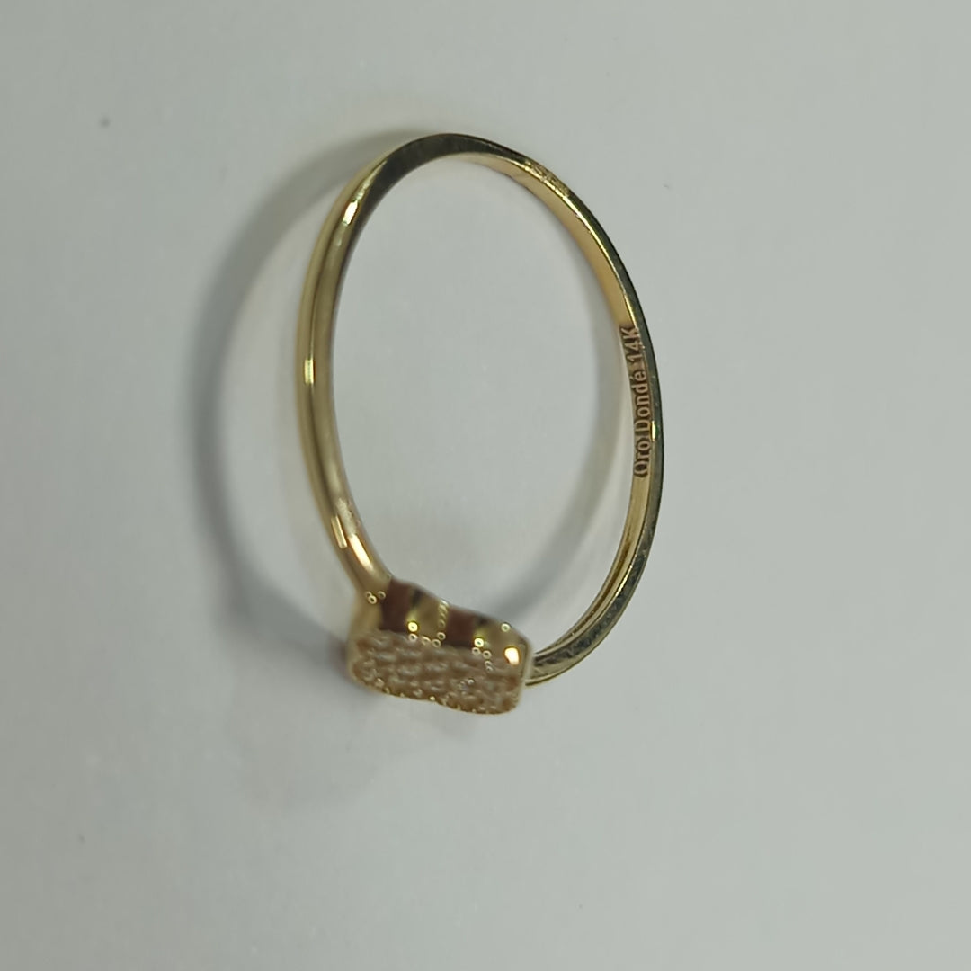 ANILLOS DAMA ORO 14K 0.8 (NUEVO)
