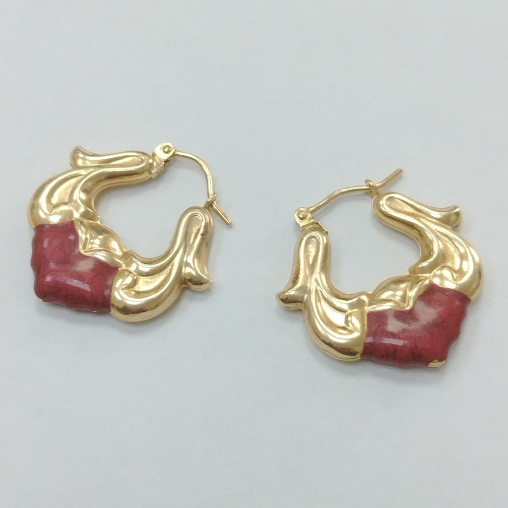 ARRACADAS PAR ORO 14 K 4,80 GRMS (SEMINUEVO)