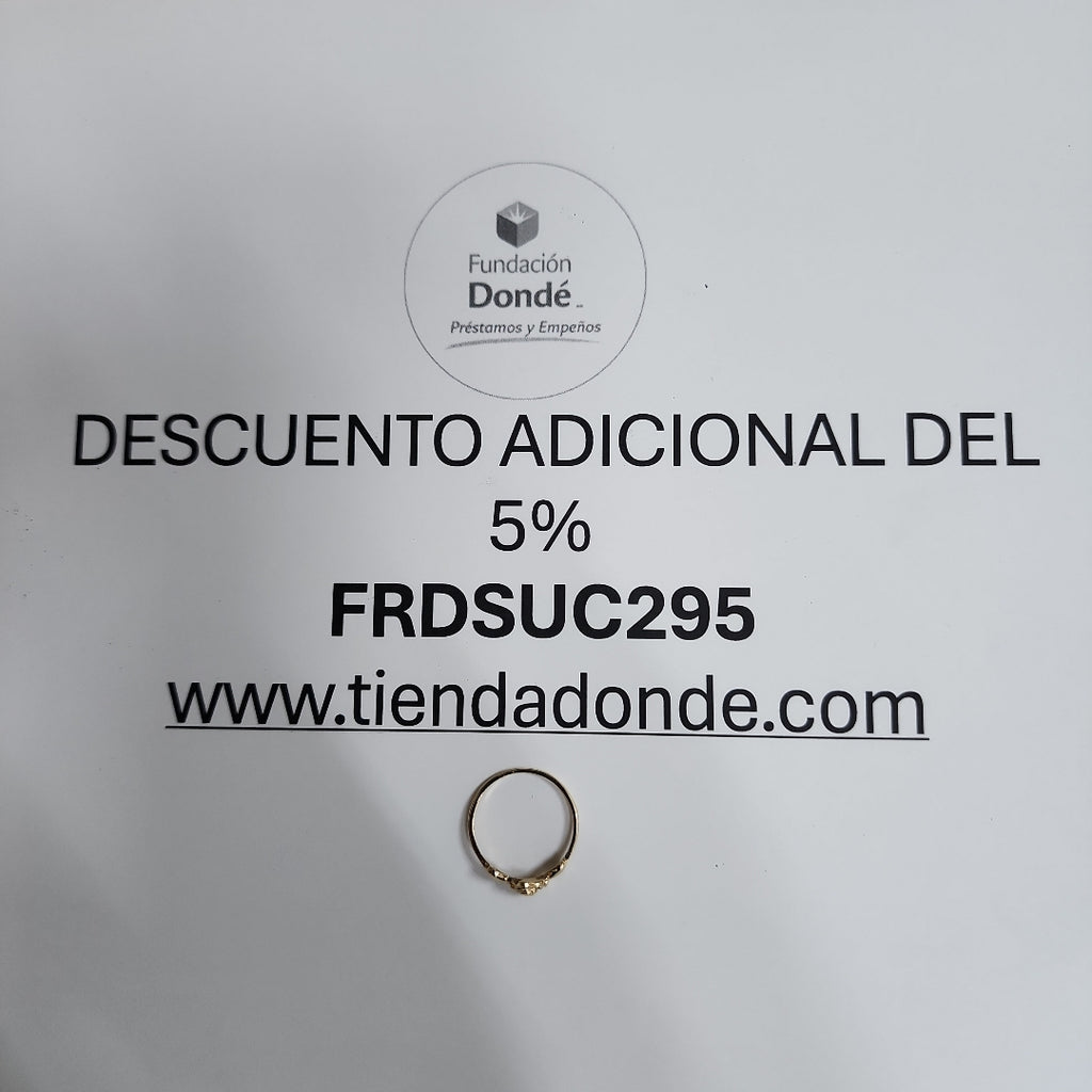 ANILLOS DAMA ORO 14K 1.6 (NUEVO)