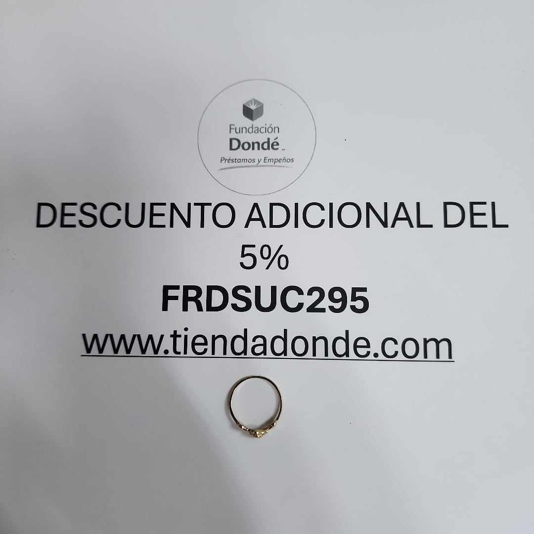 ANILLOS DAMA ORO 14K 1.6 (NUEVO)