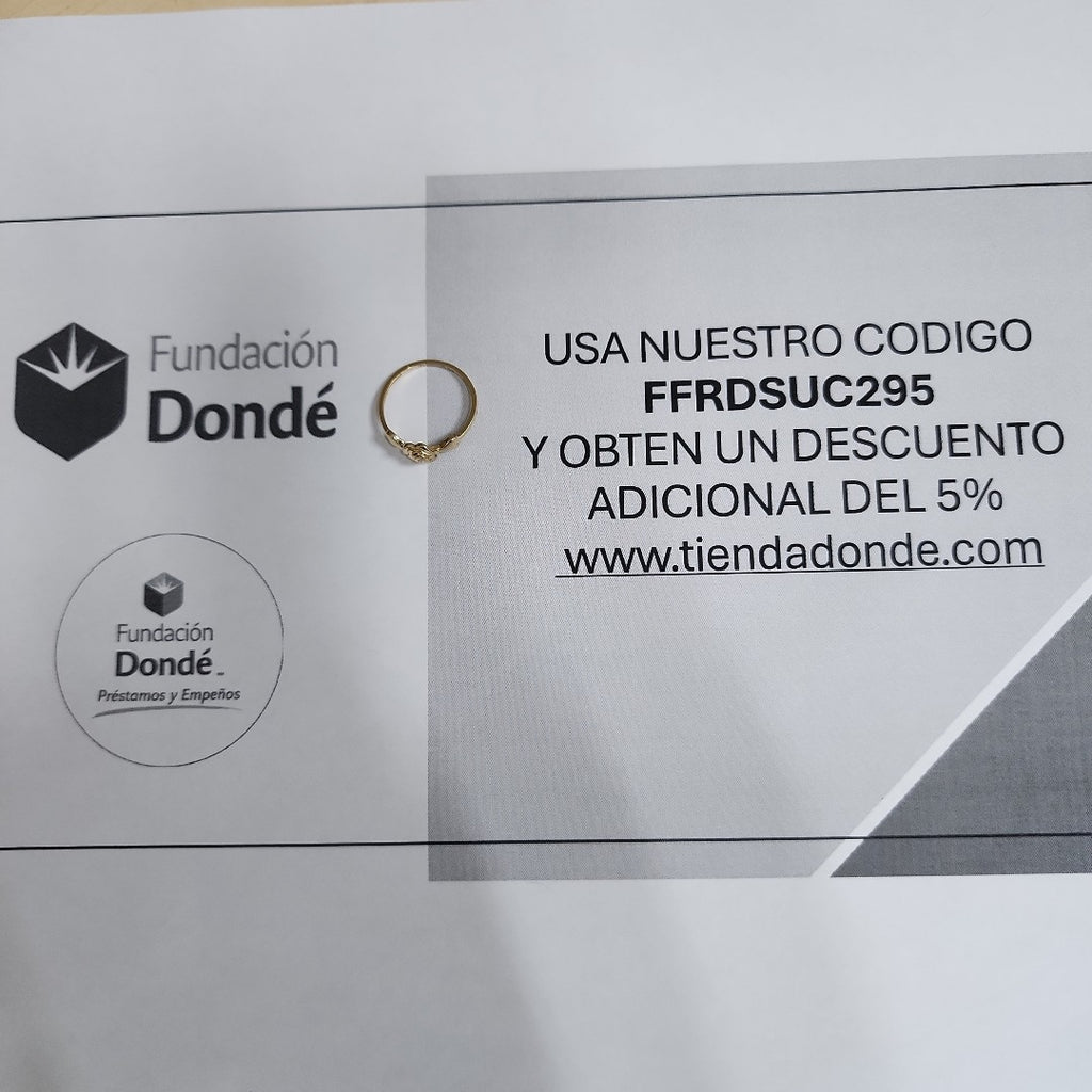 ANILLOS DAMA ORO 14K 1.6 (NUEVO)