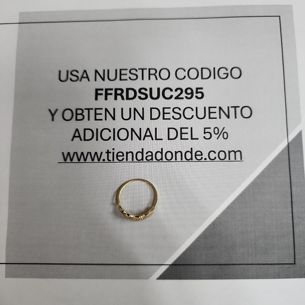 ANILLOS DAMA ORO 14K 1.6 (NUEVO)