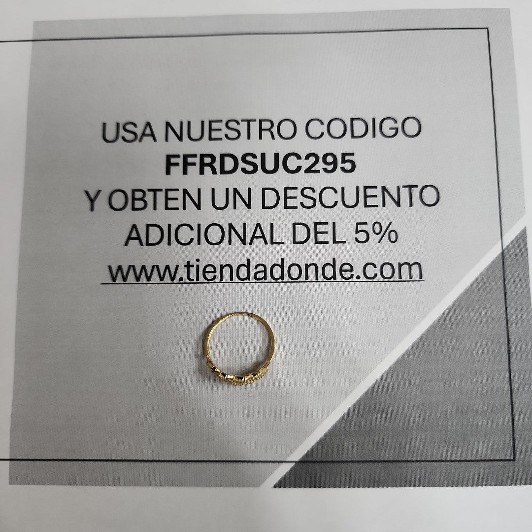 ANILLOS DAMA ORO 14K 1.6 (NUEVO)